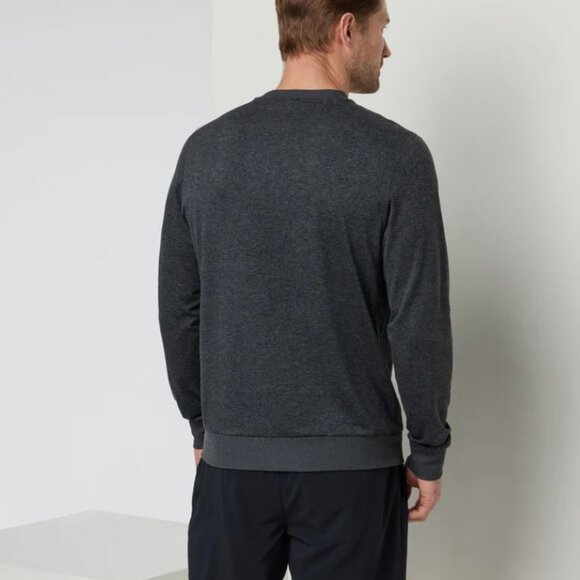 NWT! Vuori Men's Ponto Performance Crew | Charcoal Heather SMALL - Picture 3 of 12